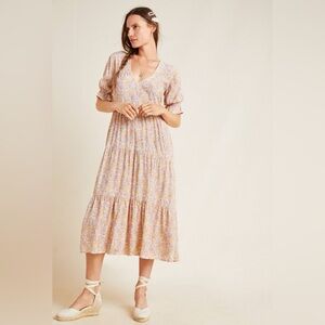 Faithfull the Brand Floral Midi Dress